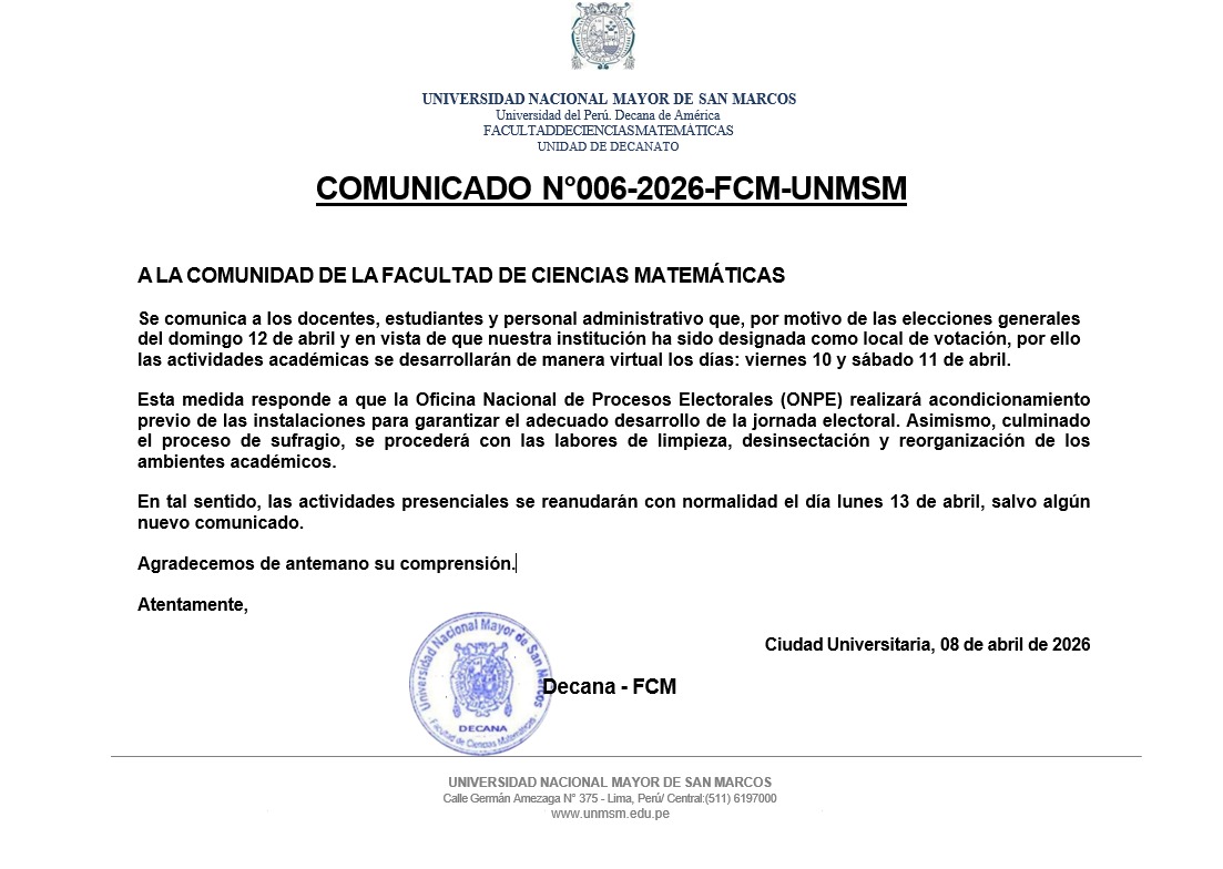 Horario de Atención Posgrado